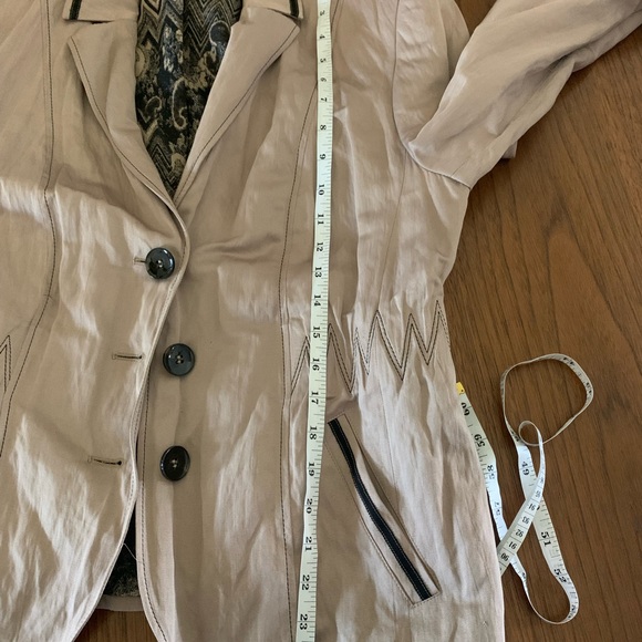 Vintage Blazer Women's Size 12 Tan Gerry Weber - Picture 10 of 10